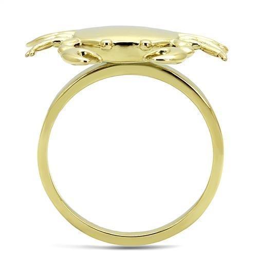 Gold Rings for Women Crab Stainless Steel Ring with No Stone - Jewelry Store by Erik Rayo