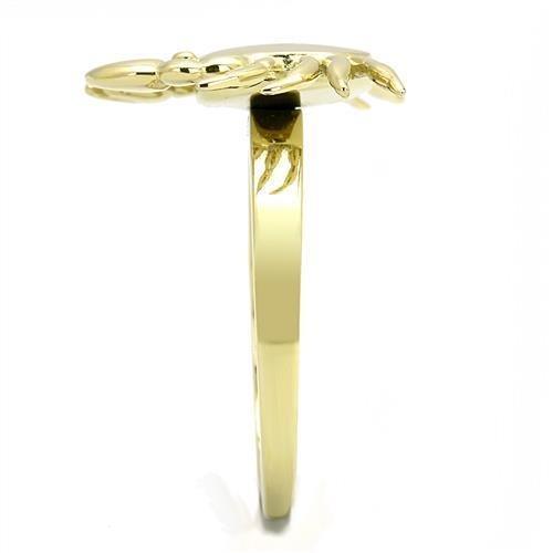 Gold Rings for Women Crab Stainless Steel Ring with No Stone - Jewelry Store by Erik Rayo