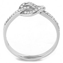 Load image into Gallery viewer, Womens Rings High polished (no plating) 316L Stainless Steel Ring with AAA Grade CZ in Clear DA053 - Jewelry Store by Erik Rayo
