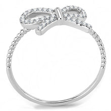 Load image into Gallery viewer, Womens Rings High polished (no plating) 316L Stainless Steel Ring with AAA Grade CZ in Clear DA057 - Jewelry Store by Erik Rayo
