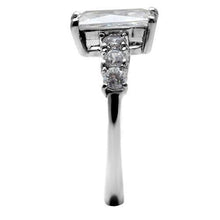 Load image into Gallery viewer, Womens Rings High polished (no plating) 316L Stainless Steel Ring with AAA Grade CZ in Clear TK002 - Jewelry Store by Erik Rayo
