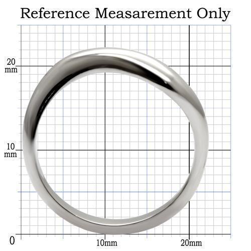 Womens Rings High polished (no plating) 316L Stainless Steel Ring with No Stone TK031 - Jewelry Store by Erik Rayo