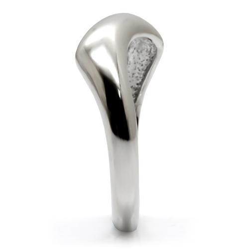 Womens Rings High polished (no plating) 316L Stainless Steel Ring with No Stone TK031 - Jewelry Store by Erik Rayo