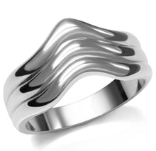 Load image into Gallery viewer, Womens Rings High polished (no plating) 316L Stainless Steel Ring with No Stone TK032 - Jewelry Store by Erik Rayo

