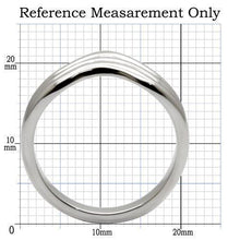 Load image into Gallery viewer, Womens Rings High polished (no plating) 316L Stainless Steel Ring with No Stone TK032 - Jewelry Store by Erik Rayo
