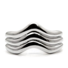 Load image into Gallery viewer, Womens Rings High polished (no plating) 316L Stainless Steel Ring with No Stone TK032 - Jewelry Store by Erik Rayo
