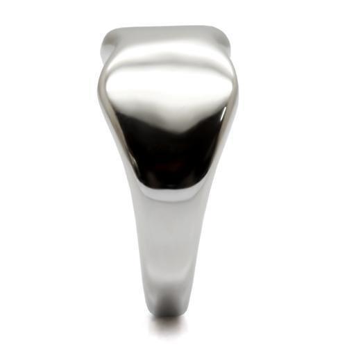 Womens Rings High polished (no plating) 316L Stainless Steel Ring with No Stone TK033 - Jewelry Store by Erik Rayo