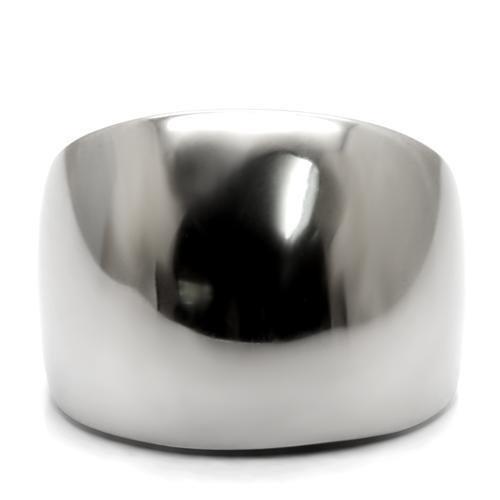 Womens Rings High polished (no plating) 316L Stainless Steel Ring with No Stone TK034 - Jewelry Store by Erik Rayo
