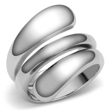 Load image into Gallery viewer, Womens Rings High polished (no plating) 316L Stainless Steel Ring with No Stone TK037 - Jewelry Store by Erik Rayo
