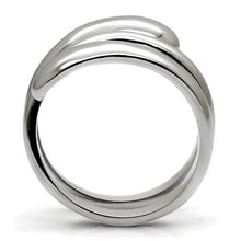 Load image into Gallery viewer, Womens Rings High polished (no plating) 316L Stainless Steel Ring with No Stone TK037 - Jewelry Store by Erik Rayo
