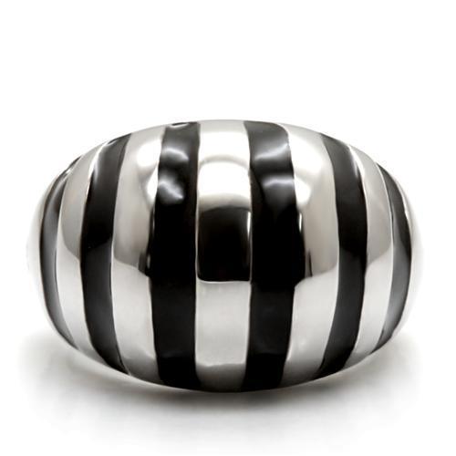 Womens Rings High polished (no plating) 316L Stainless Steel Ring with No Stone TK038 - Jewelry Store by Erik Rayo