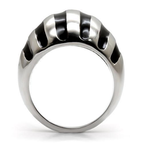 Womens Rings High polished (no plating) 316L Stainless Steel Ring with No Stone TK038 - Jewelry Store by Erik Rayo