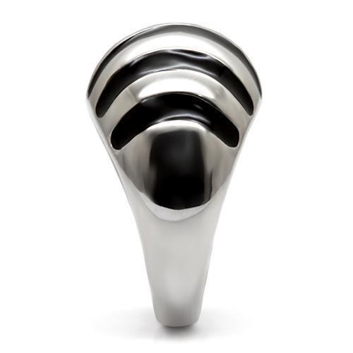 Womens Rings High polished (no plating) 316L Stainless Steel Ring with No Stone TK038 - Jewelry Store by Erik Rayo