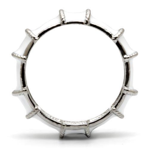 Womens Rings High polished (no plating) 316L Stainless Steel Ring with No Stone TK039 - Jewelry Store by Erik Rayo