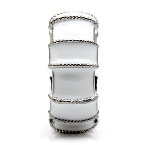 Womens Rings High polished (no plating) 316L Stainless Steel Ring with No Stone TK039 - Jewelry Store by Erik Rayo