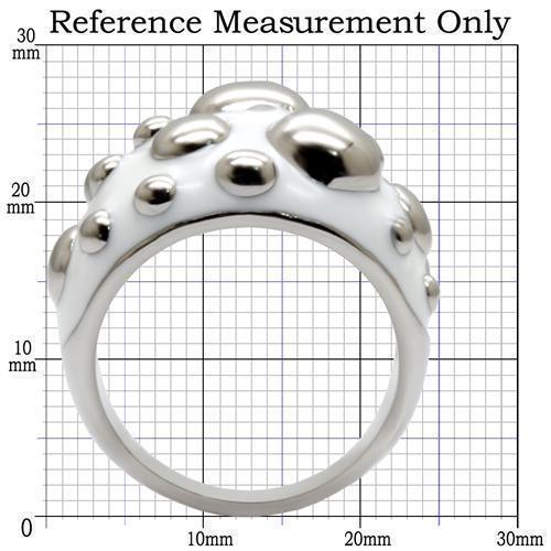Womens Rings High polished (no plating) 316L Stainless Steel Ring with No Stone TK042 - Jewelry Store by Erik Rayo