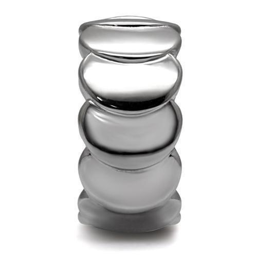 Womens Rings High polished (no plating) 316L Stainless Steel Ring with No Stone TK049 - Jewelry Store by Erik Rayo