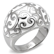 Load image into Gallery viewer, Womens Rings High polished (no plating) 316L Stainless Steel Ring with No Stone TK107 - Jewelry Store by Erik Rayo
