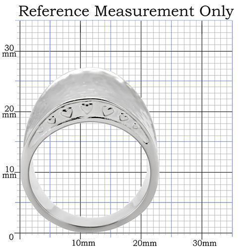 Womens Rings High polished (no plating) 316L Stainless Steel Ring with No Stone TK140 - Jewelry Store by Erik Rayo