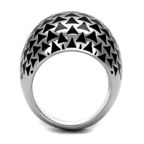 Womens Rings High polished (no plating) 316L Stainless Steel Ring with No Stone TK2830 - Jewelry Store by Erik Rayo