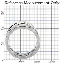 Load image into Gallery viewer, Womens Rings High polished (no plating) Stainless Steel Ring with No Stone TK144 - Jewelry Store by Erik Rayo
