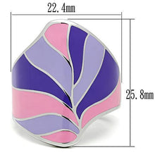 Load image into Gallery viewer, Womens Rings High polished (no plating) Stainless Steel Ring with No Stone TK256 - Jewelry Store by Erik Rayo
