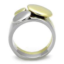 Load image into Gallery viewer, Womens Rings Two-Tone IP Gold (Ion Plating) 316L Stainless Steel Ring with No Stone TK1706 - Jewelry Store by Erik Rayo
