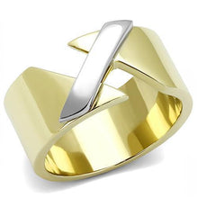 Load image into Gallery viewer, Womens Rings Two-Tone IP Gold (Ion Plating) Stainless Steel Ring with No Stone TK3184 - Jewelry Store by Erik Rayo
