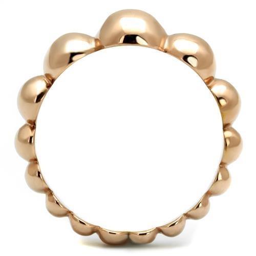 Womens Rose Gold Ring Anillo Para Mujer 316L Stainless Steel Ring with No Stone Potere - Jewelry Store by Erik Rayo