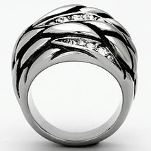 Load image into Gallery viewer, Silver Rings for Women Anillo Para Mujer Stainless Steel Ring with Top Grade Crystal in Clear Forli - Jewelry Store by Erik Rayo
