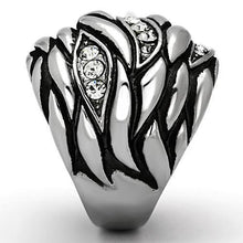 Load image into Gallery viewer, Silver Rings for Women Anillo Para Mujer Stainless Steel Ring with Top Grade Crystal in Clear Forli - Jewelry Store by Erik Rayo

