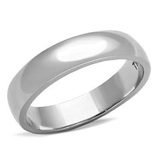 Load image into Gallery viewer, Womens Silver Ring High polished (no plating) 316L Stainless Steel Ring with No Stone TK1375 - Jewelry Store by Erik Rayo
