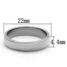 Load image into Gallery viewer, Silver Rings for Women High polished (no plating) Stainless Steel Ring with No Stone TK1375 - Jewelry Store by Erik Rayo
