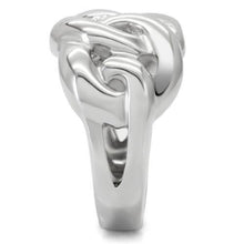 Load image into Gallery viewer, Silver Rings for Women High polished (no plating) Stainless Steel Ring with No Stone TK147 - Jewelry Store by Erik Rayo
