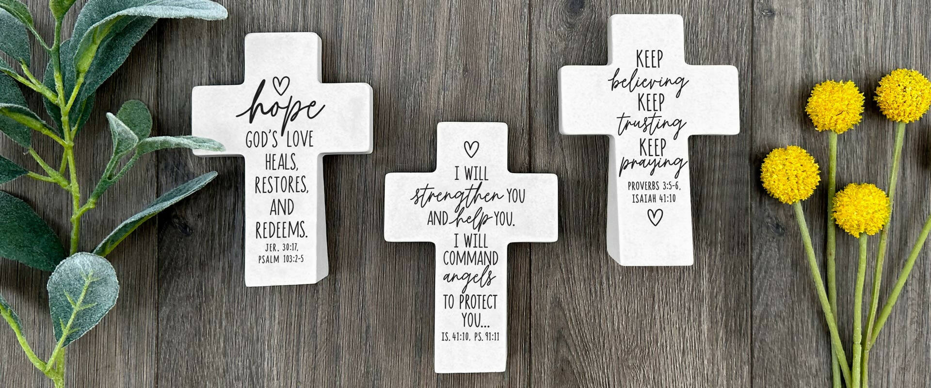 LCP Tabletop Cross Hope Gods Love Heals