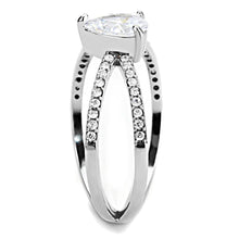 Load image into Gallery viewer, Silver Rings for Women 316L Stainless Steel DA135 - AAA Grade Cubic Zirconia in Clear
