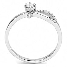 Load image into Gallery viewer, Silver Rings for Women 316L Stainless Steel DA143 - AAA Grade Cubic Zirconia in Clear
