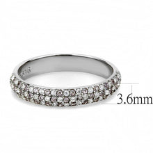 Load image into Gallery viewer, Silver Rings for Women 316L Stainless Steel DA231 - AAA Grade Cubic Zirconia in Multi Color
