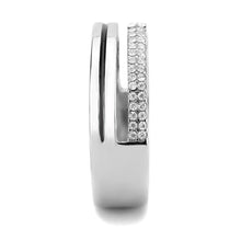 Load image into Gallery viewer, Silver Rings for Women 316L Stainless Steel DA275 - AAA Grade Cubic Zirconia in Clear
