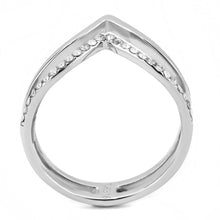 Load image into Gallery viewer, Silver Rings for Women 316L Stainless Steel DA308 - AAA Grade Cubic Zirconia in Clear
