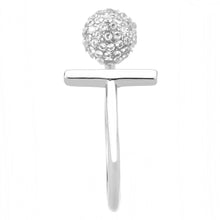 Load image into Gallery viewer, Silver Rings for Women 316L Stainless Steel DA318 - AAA Grade Cubic Zirconia in Clear
