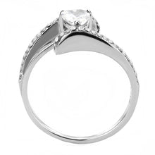 Load image into Gallery viewer, Silver Rings for Women 316L Stainless Steel DA355 - AAA Grade Cubic Zirconia in Clear
