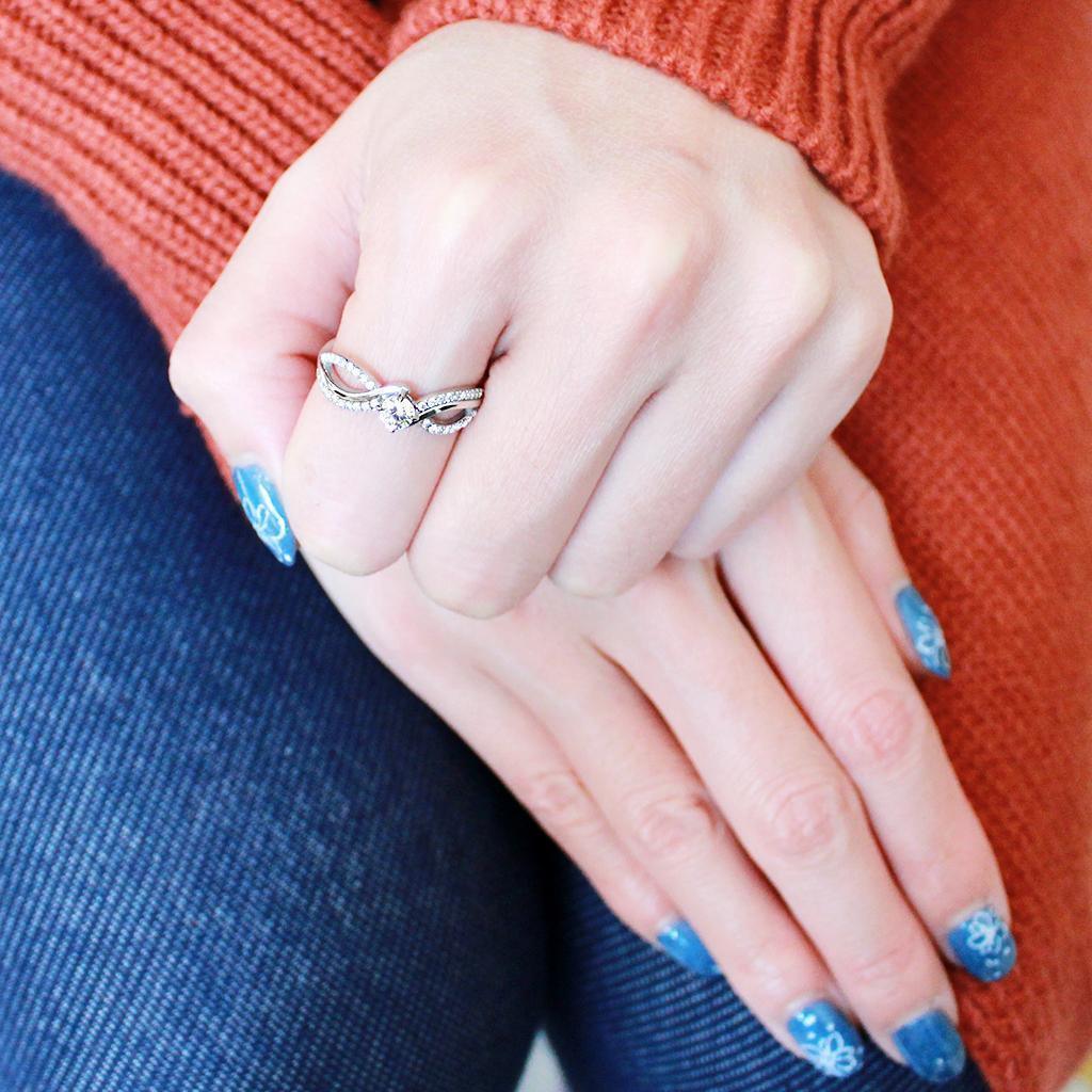 Anillo de Compromiso Boda y Matrimonio con Diamante Zirconia Para Mujeres Andrea - Jewelry Store by Erik Rayo