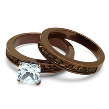 Load image into Gallery viewer, Anillo de Compromiso Boda y Matrimonio con Diamante Zirconia Para Mujeres Color Cafe Aquino - Jewelry Store by Erik Rayo

