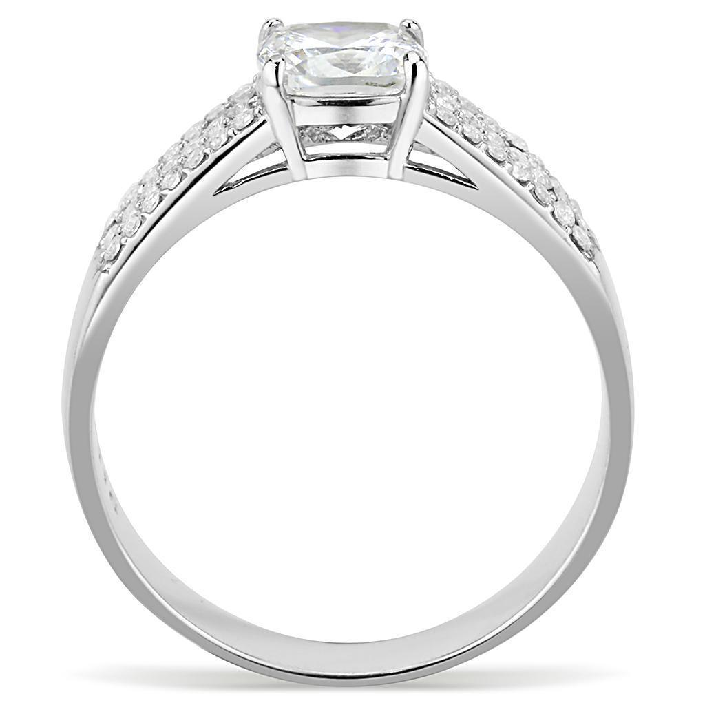 Anillo de Compromiso Boda y Matrimonio con Diamante Zirconia Para Mujeres Color Claro DA020 - Jewelry Store by Erik Rayo