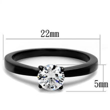Load image into Gallery viewer, Anillo de Compromiso Boda y Matrimonio con Diamante Zirconia Para Mujeres Color Negro Abigail - Jewelry Store by Erik Rayo
