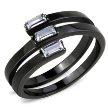 Load image into Gallery viewer, Anillo de Compromiso Boda y Matrimonio con Diamante Zirconia Para Mujeres Color Negro Addis - Jewelry Store by Erik Rayo
