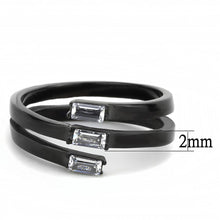 Load image into Gallery viewer, Anillo de Compromiso Boda y Matrimonio con Diamante Zirconia Para Mujeres Color Negro Addis - Jewelry Store by Erik Rayo
