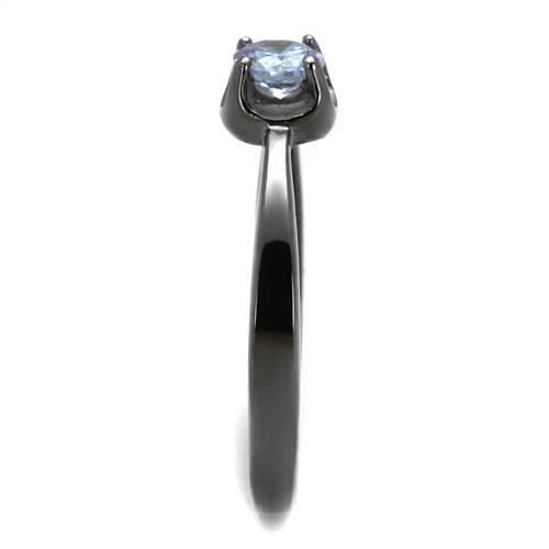 Anillo de Compromiso Boda y Matrimonio con Diamante Zirconia Para Mujeres Color Negro Ameya - Jewelry Store by Erik Rayo