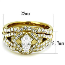 Load image into Gallery viewer, Anillo de Compromiso Boda y Matrimonio con Diamante Zirconia Para Mujeres Color Oro Atri - Jewelry Store by Erik Rayo
